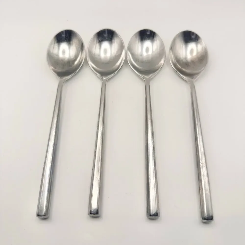 Stanley Roberts Korea SRBYOR Set of 4 Oval Spoons Replacement Flatware 7 1/8